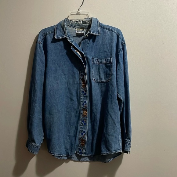 That’s the… Way to go always innovative | large, long sleeve vintage denim - Picture 1 of 7